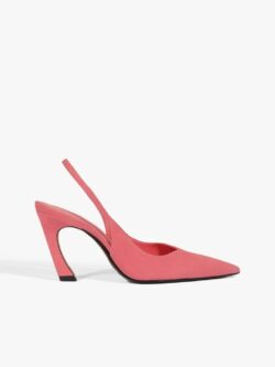 Scarpin Slingback Lexi Camurça Pink