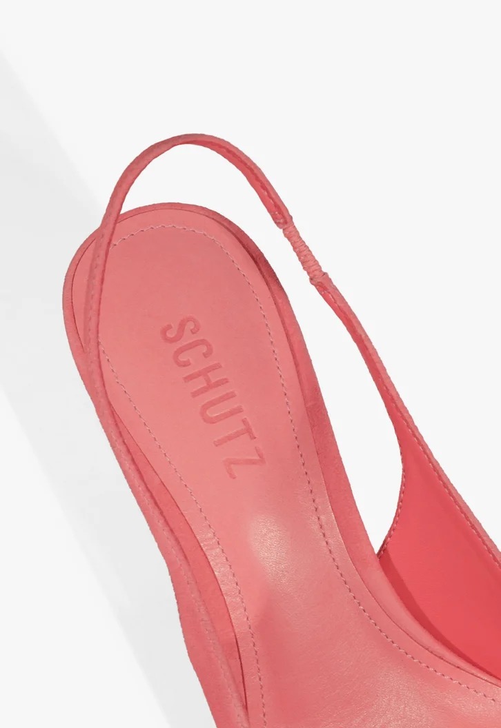 Scarpin Slingback Lexi Camurça Pink - Imagem 3